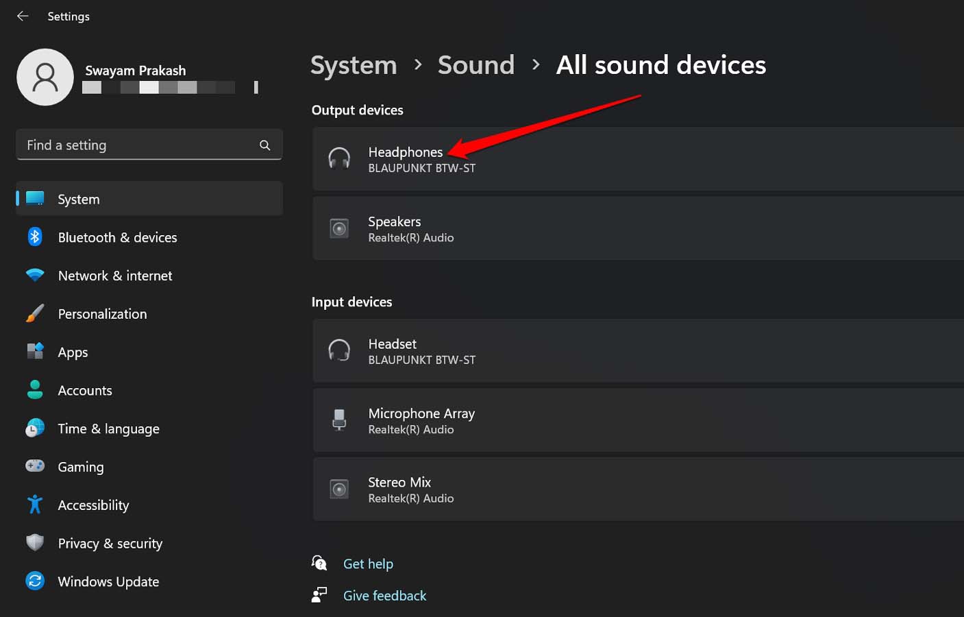 Bluetoothオーディオ出力デバイス