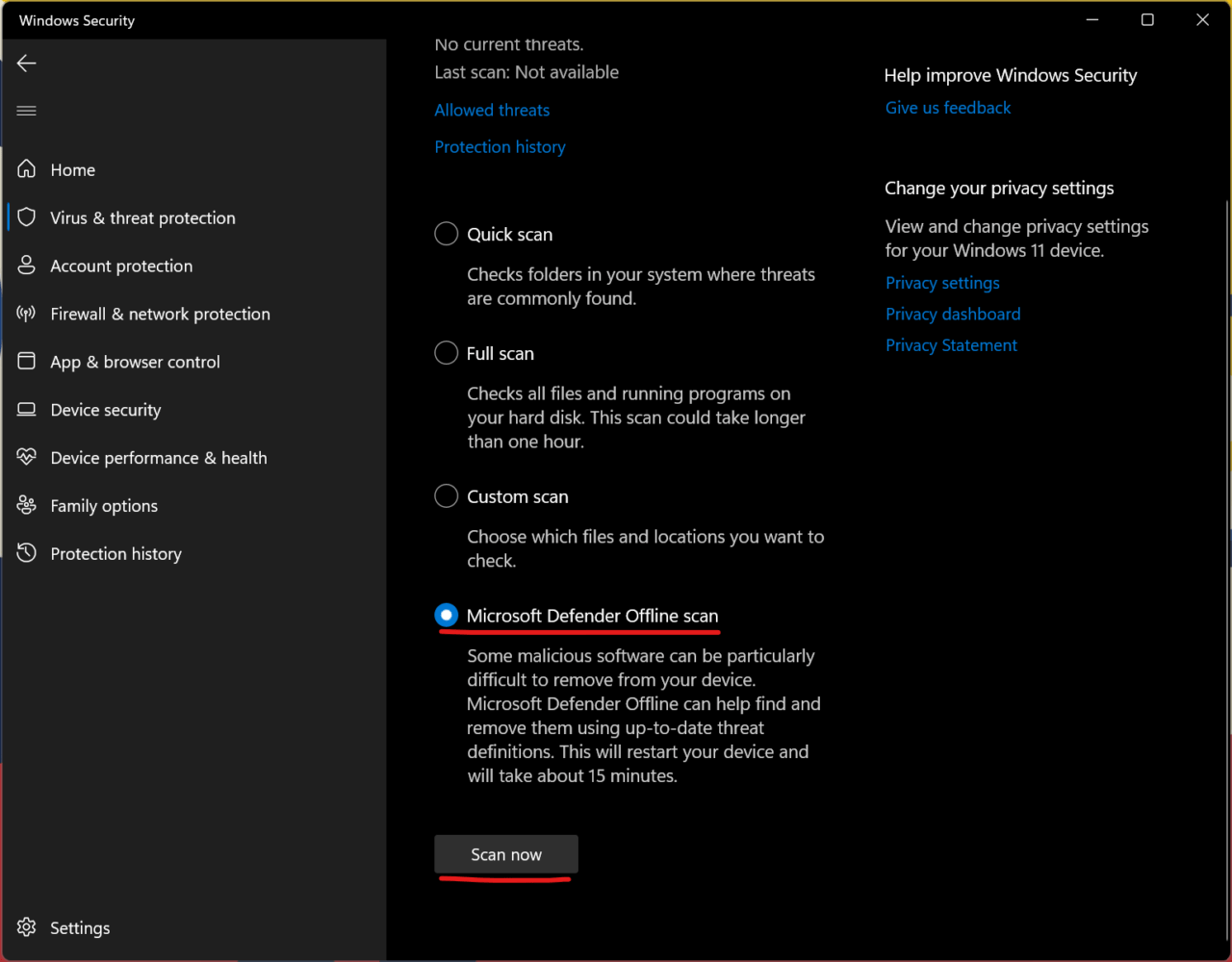 4 - Scansione Offline Windows Machine