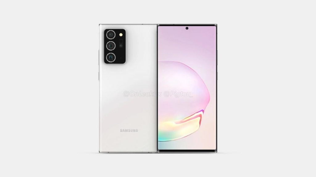 Especificaciones de la cámara del Galaxy Note 20 Plus