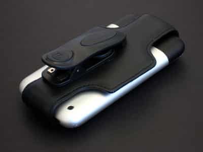 Première impression : Macally mClip-X Clip de ceinture pivotant en cuir véritable et support pour iPhone