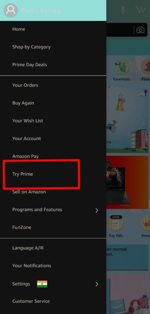 Amazon prime con 50% de descuento