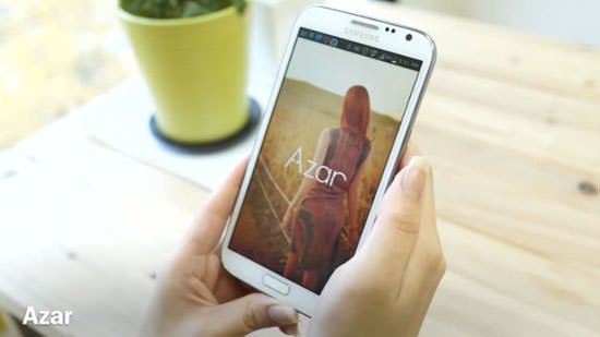 Azarアプリの位置変更ハックジェム
