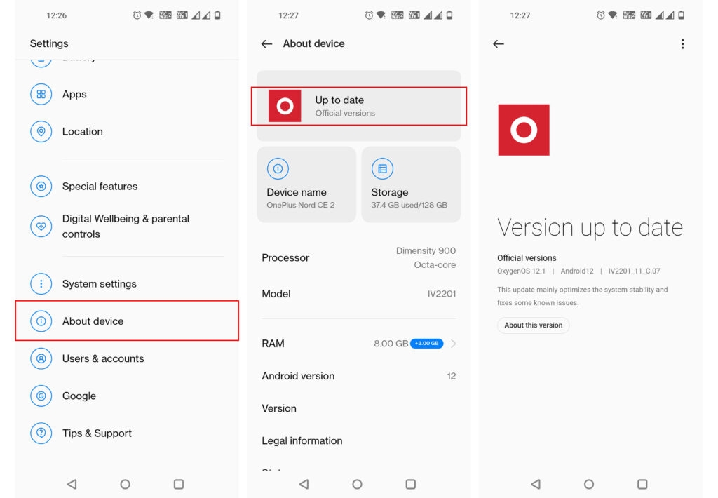 Mise à jour du logiciel OnePlus - « Nous avons rencontré une erreur lors du changement de profils » dans Hulu