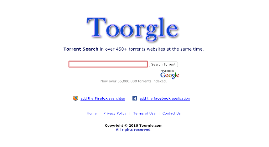 Toorgle.com: Motor de Busca de Torrents