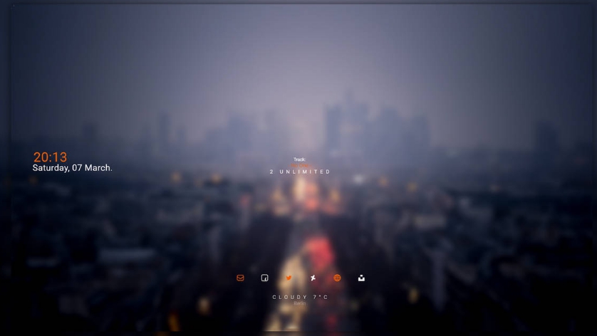 skin rainmeter devandro per Windows 11