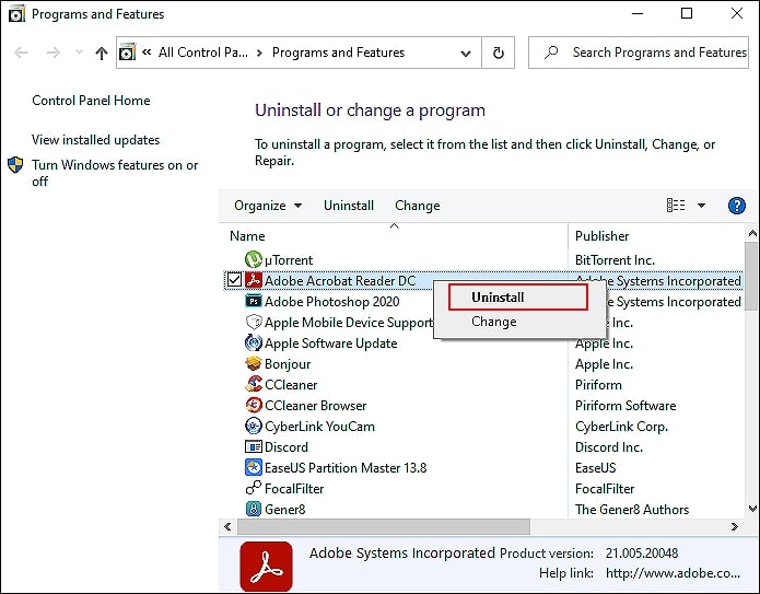 Errore dell'applicazione LogTransport2.exe