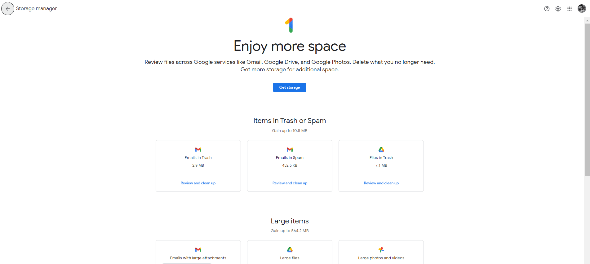 ¿Cómo liberar espacio en Gmail si el almacenamiento está lleno? 3