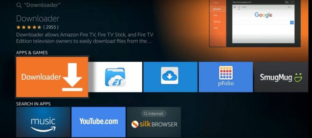 Downloader öffnen