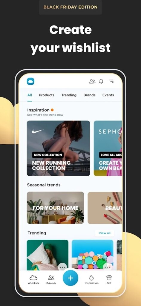 GoWish - Meilleure Application de Liste de Souhaits Universelle