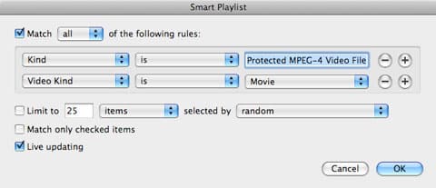 Criando Playlists Inteligentes para Itens Comprados
