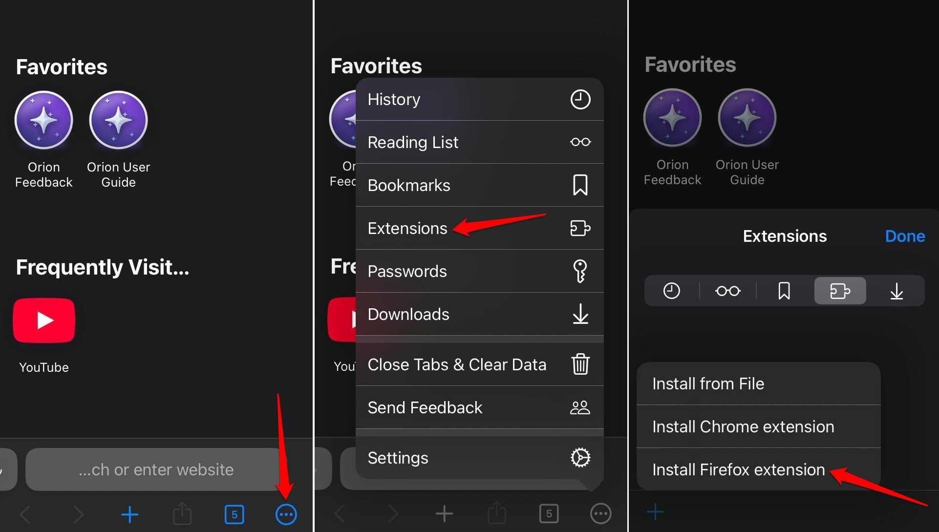 iPhoneでPiPモード拡張機能をインストール