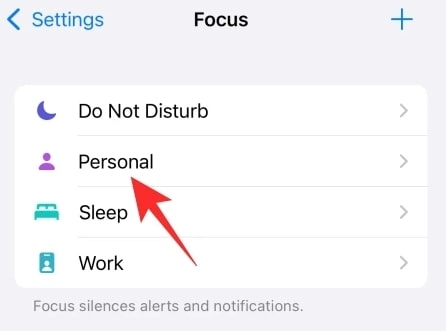 Was bedeutet der Share Focus Status auf iOS?