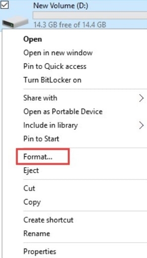 Formater la carte SD 3DS depuis l'Explorateur de fichiers