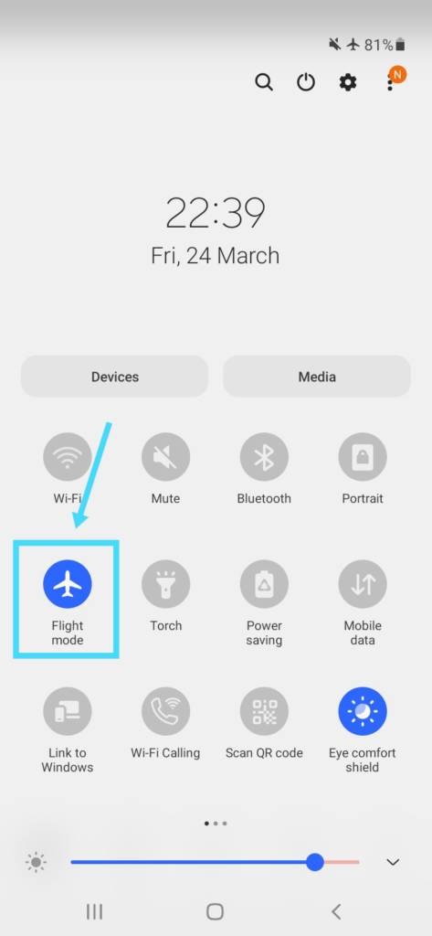 Flugmodus - ESPN-App funktioniert nicht