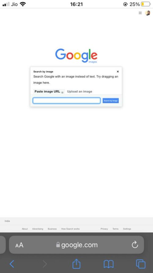 Entrer l'URL de l'image