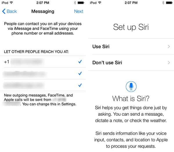 iOS 7: Configuración Inicial o Actualización Desde iOS 6