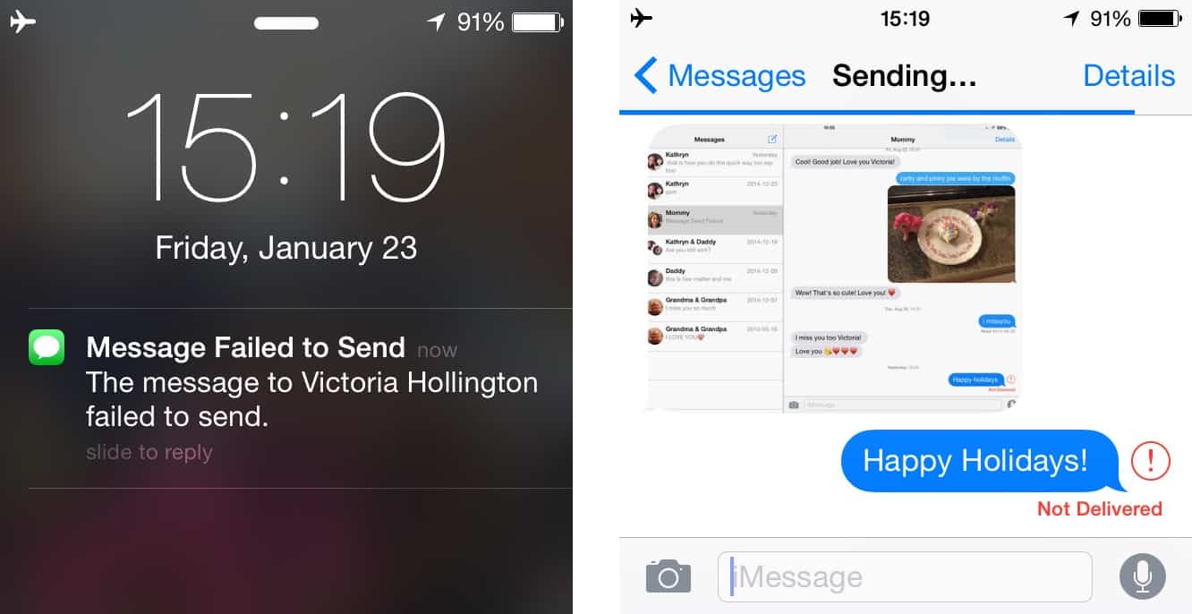 Posso cancelar ou 'desenviar' iMessages enviados?