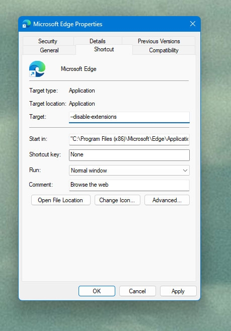 Apri una finestra InPrivate - Microsoft Edge non risponde