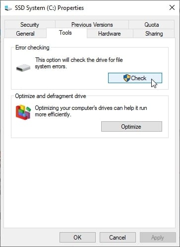 Errore di Controllo di Sicurezza del Kernel