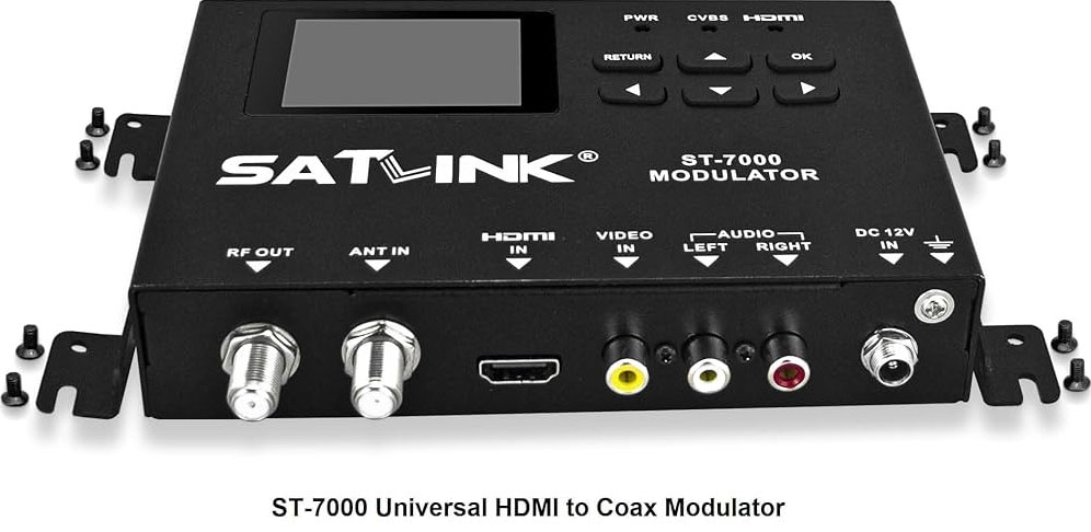 Modulator Digital HDMI para RF SatLink ST-7000 - Melhores Modulators RF HDMI