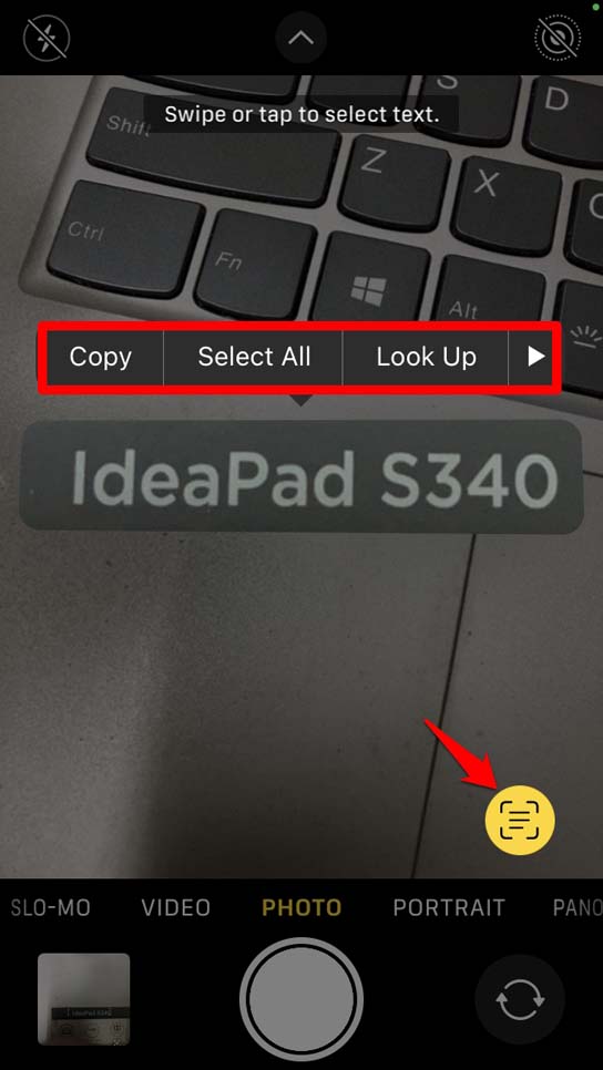 función de texto en vivo en iOS 15 explicada