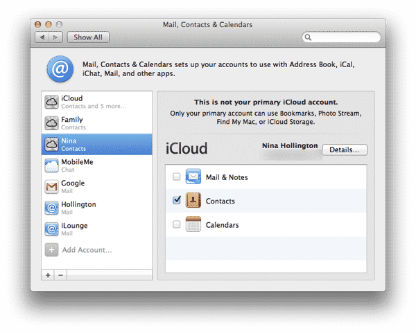 Compartilhando Contas do iTunes e iCloud em Família