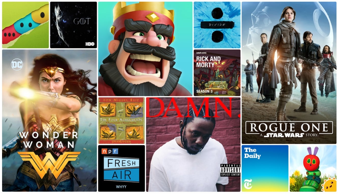 Apple svela le migliori app, musica, film e programmi TV del 2017