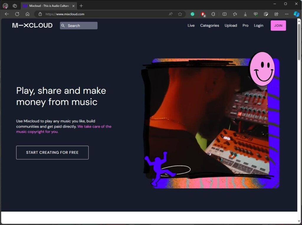 MixCloud - Unblockierte Musikseite