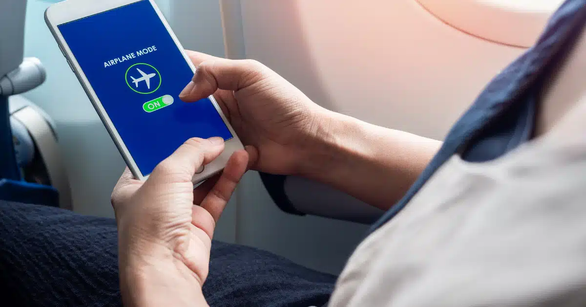 iPhoneの飛行機モード