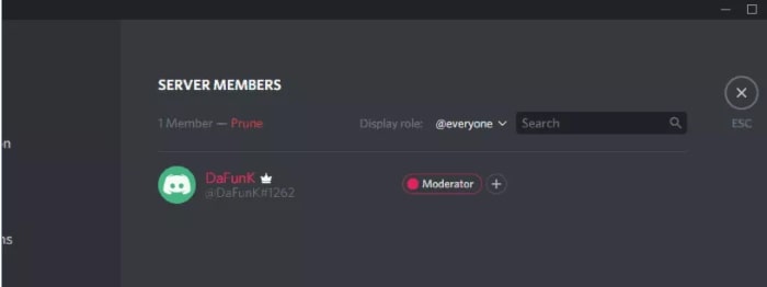 Как добавить роли в Discord