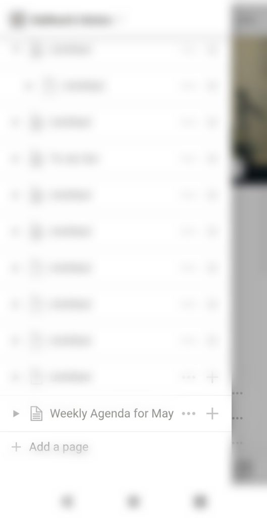 Hacer una agenda semanal en Notion