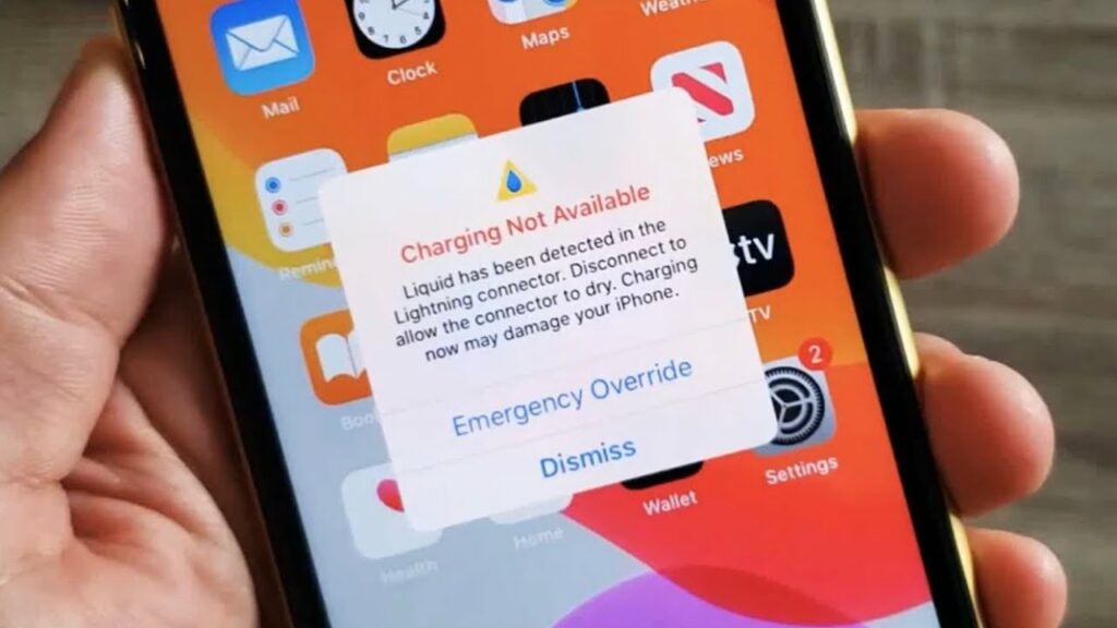 Liquido rilevato nel connettore Lightning
