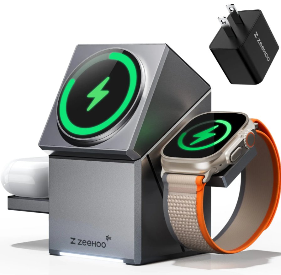 ZEEHOO CubeTrick X 3-in-1 Wireless Charging Station