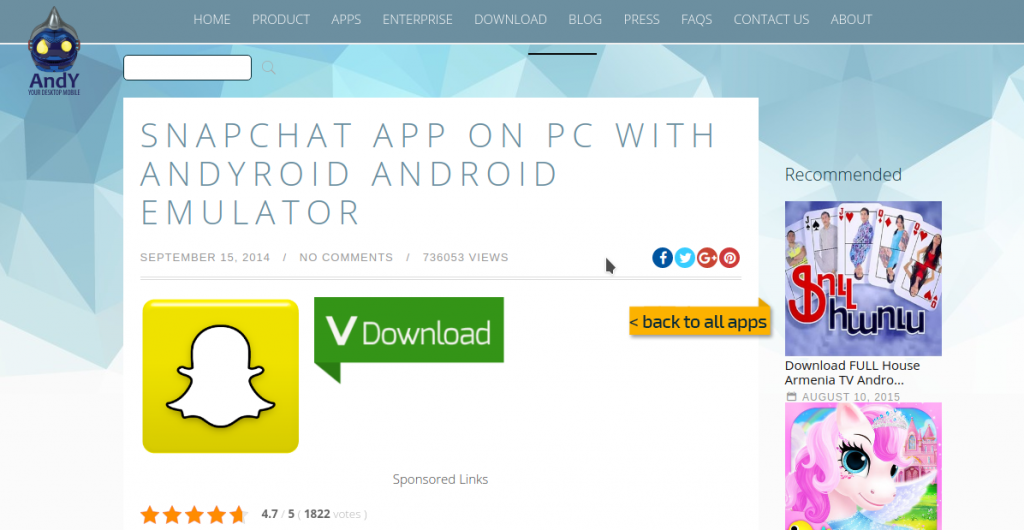 Install Snapchat on PC