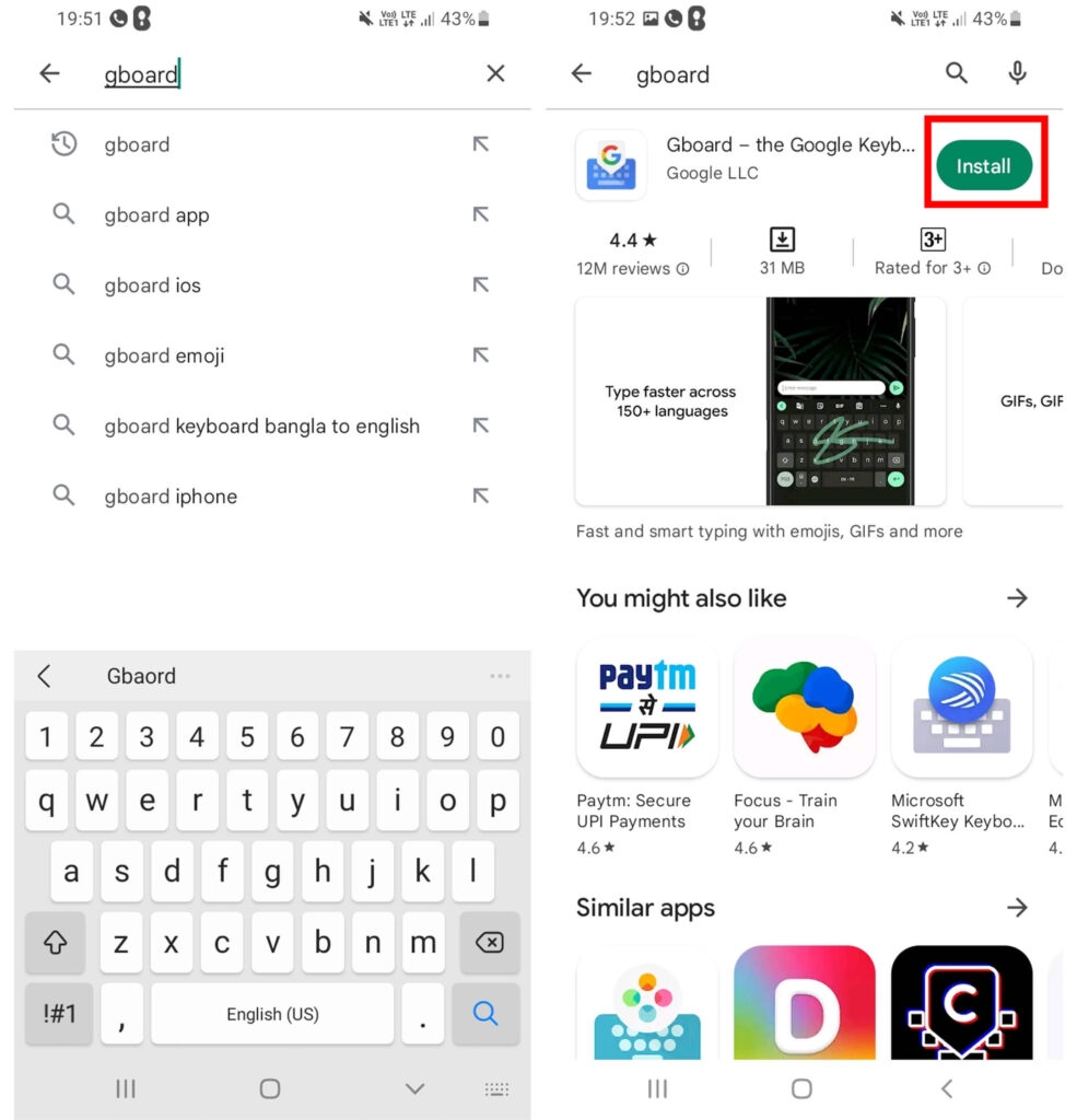 Descargar Gboard Android - Pon imágenes en el teclado