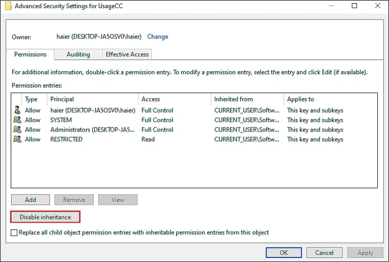 Errore dell'applicazione LogTransport2.exe
