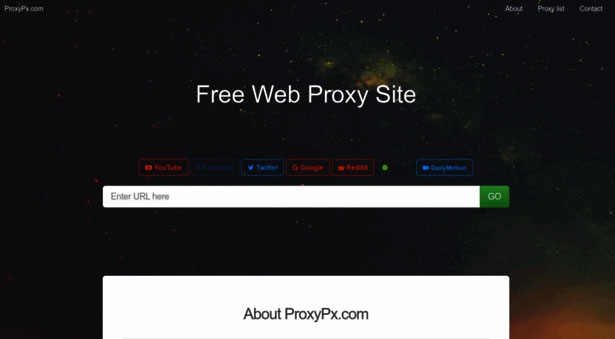 ProxyPx - Mejores Sitios Proxy de YouTube