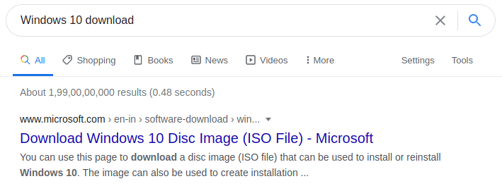 Windows 10 ISO herunterladen