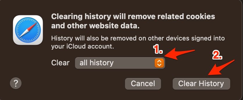 Verlauf löschen