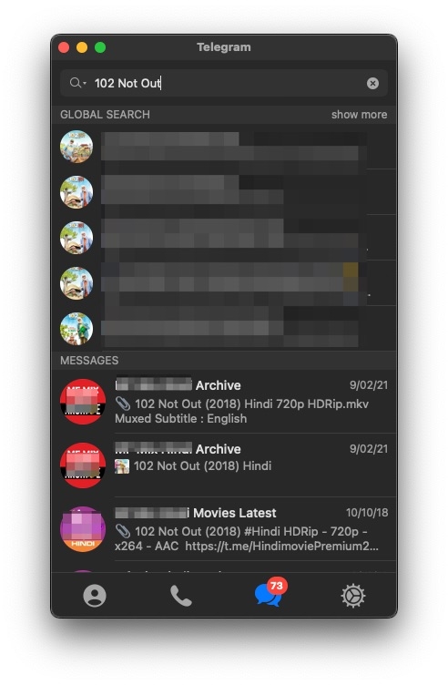 Metodo Telegram