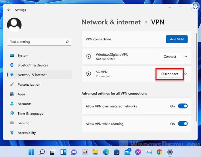 Desativar VPN - Código de Erro 3205 do Paramount Plus