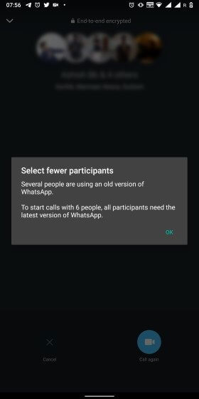 WhatsApp Group Calls