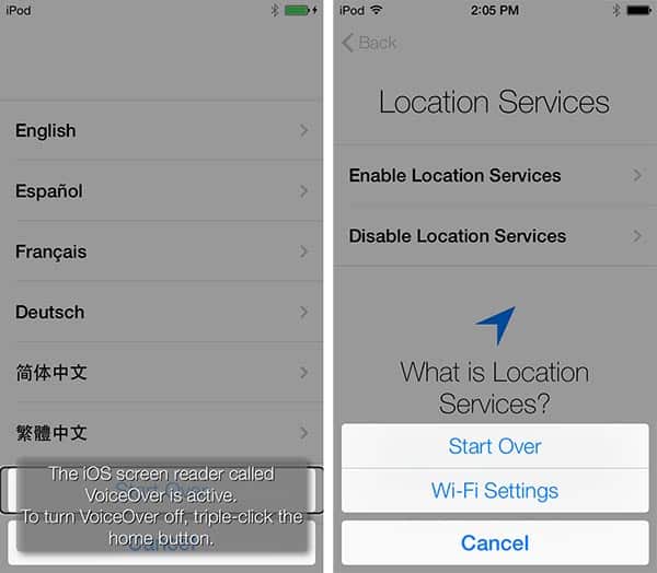 iOS 7: Configuración Inicial o Actualización Desde iOS 6