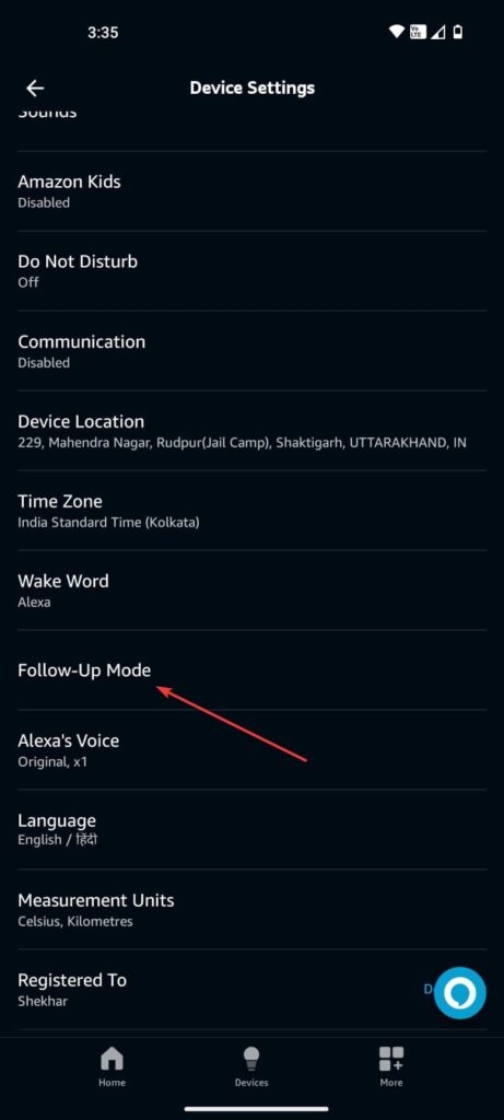 Configurações do Echo - Alexa não respondendo, mas acendendo