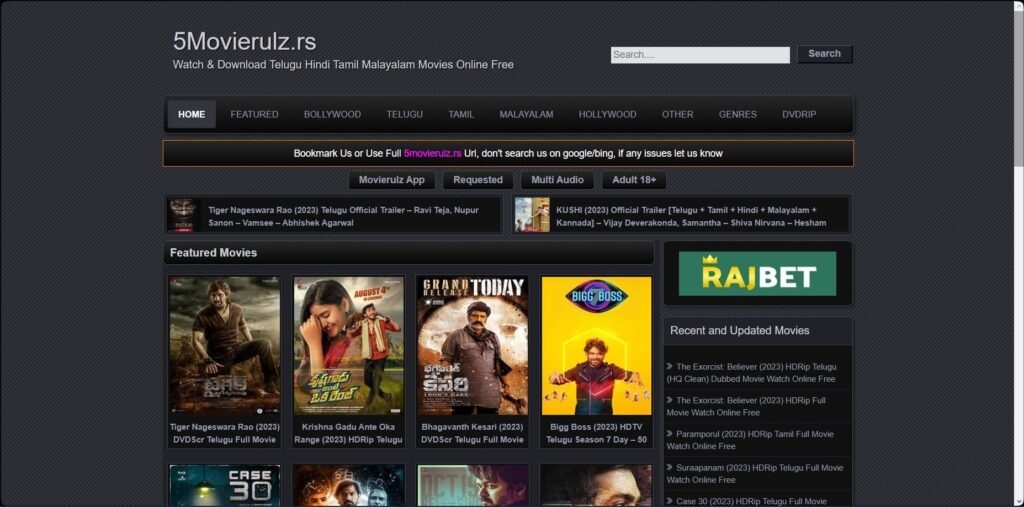 MovieRulz - Guarda film hindi online gratis