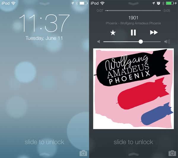 iOS 7 : Le Nouvel Écran de Verrouillage + Écran d'Accueil