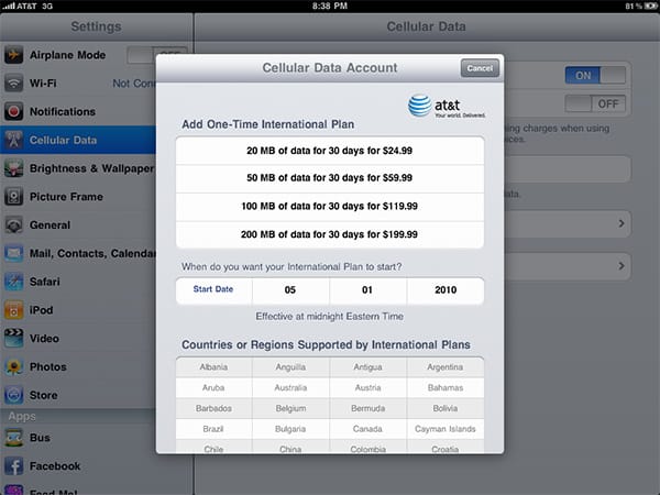 리뷰: Wi-Fi + 3G가 탑재된 Apple iPad (16GB/32GB/64GB)