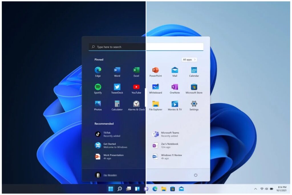 Тёмный режим Windows 11