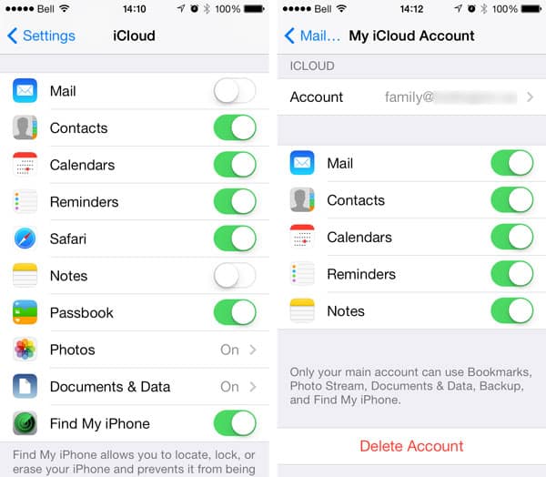 複数のiPhoneに表示されるリマインダー