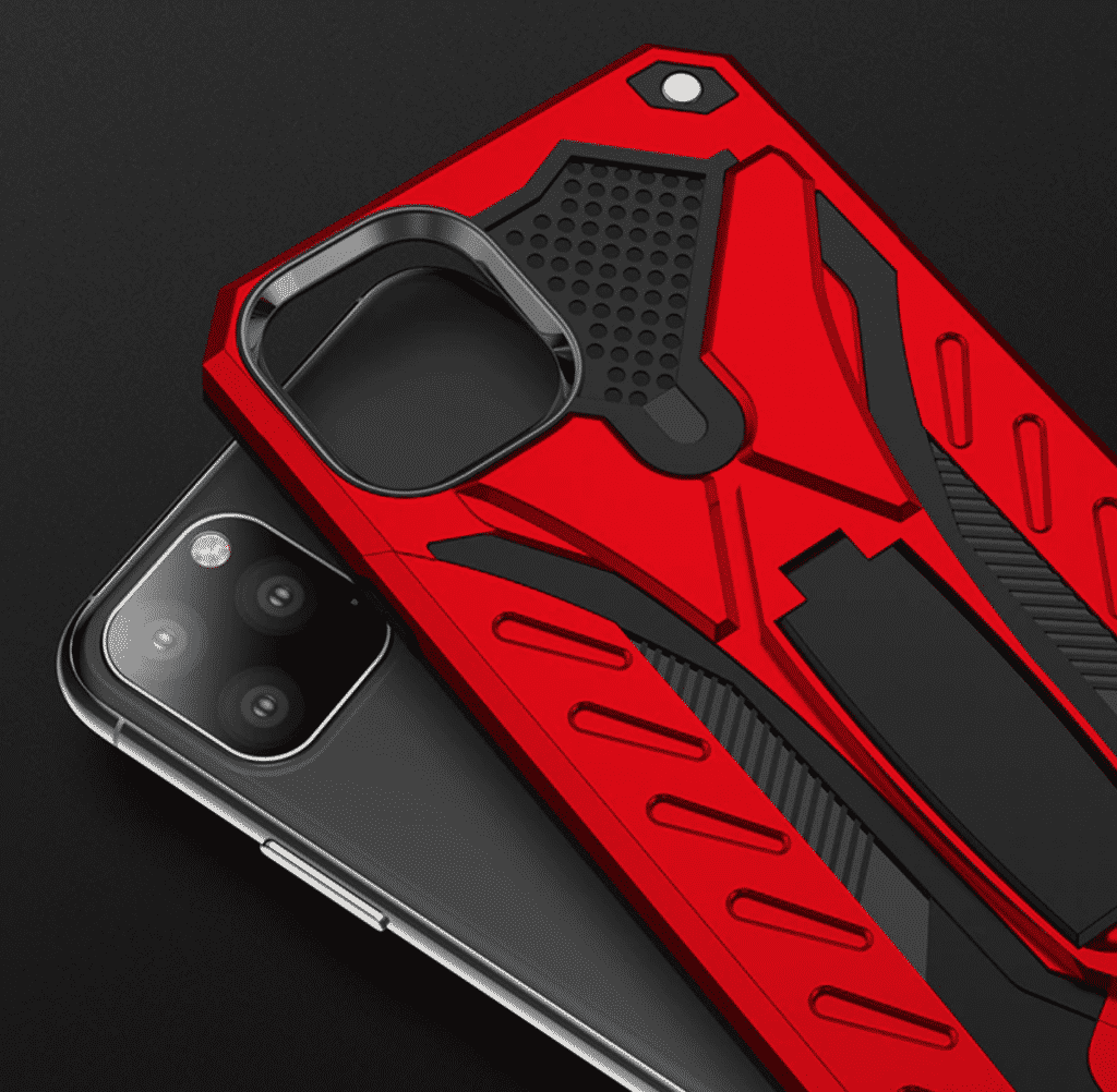 Custodia robusta in PC duro WEFIRST per iPhone 11